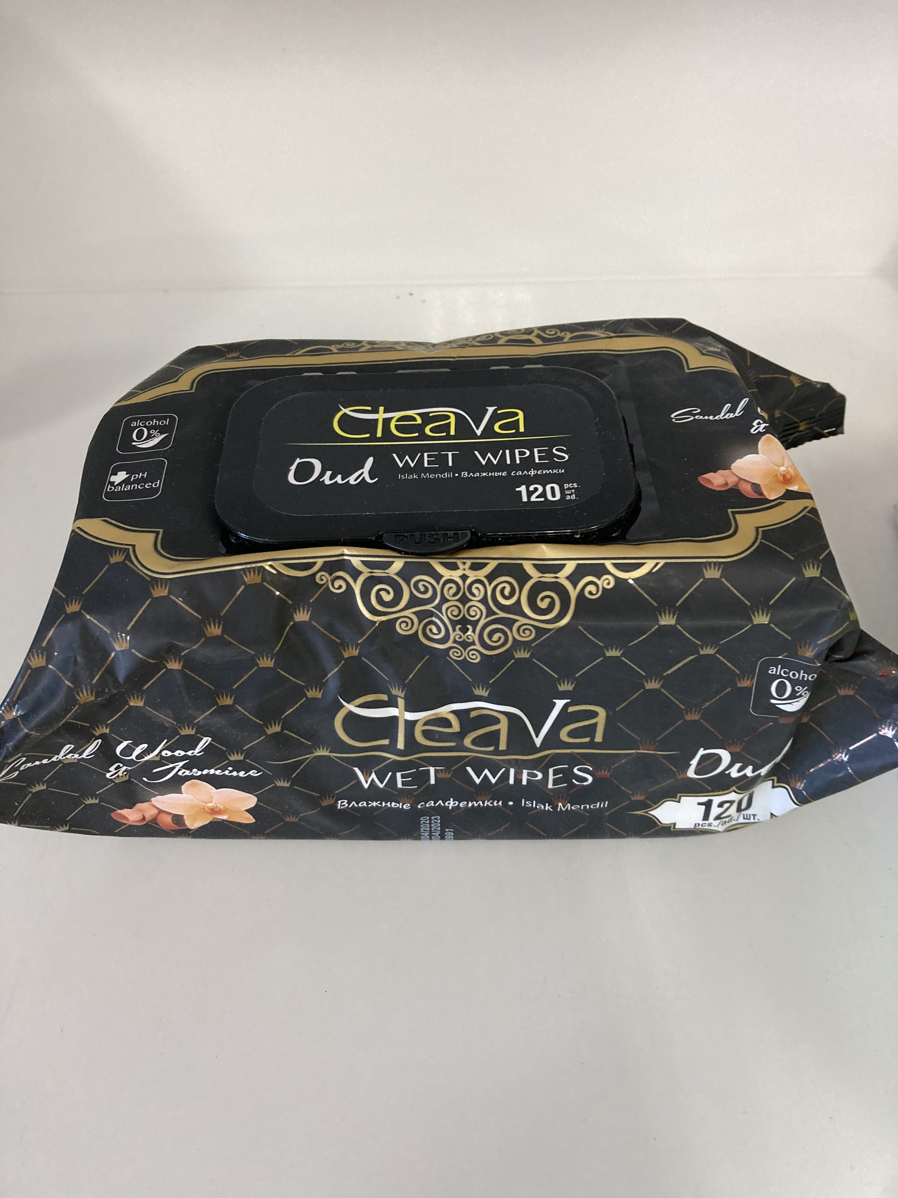 Салфетки влаж.Cleava Oud 120шт 