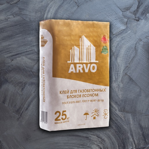Клей АРВО газобетон 25кг