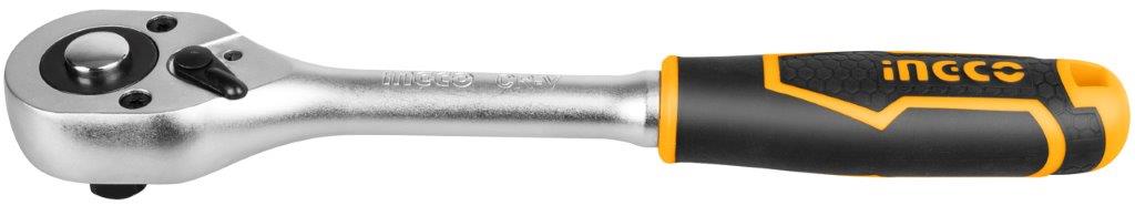 Ключ трещоточный 1/4" INGCO HRTH0814 INDUSTRIAL