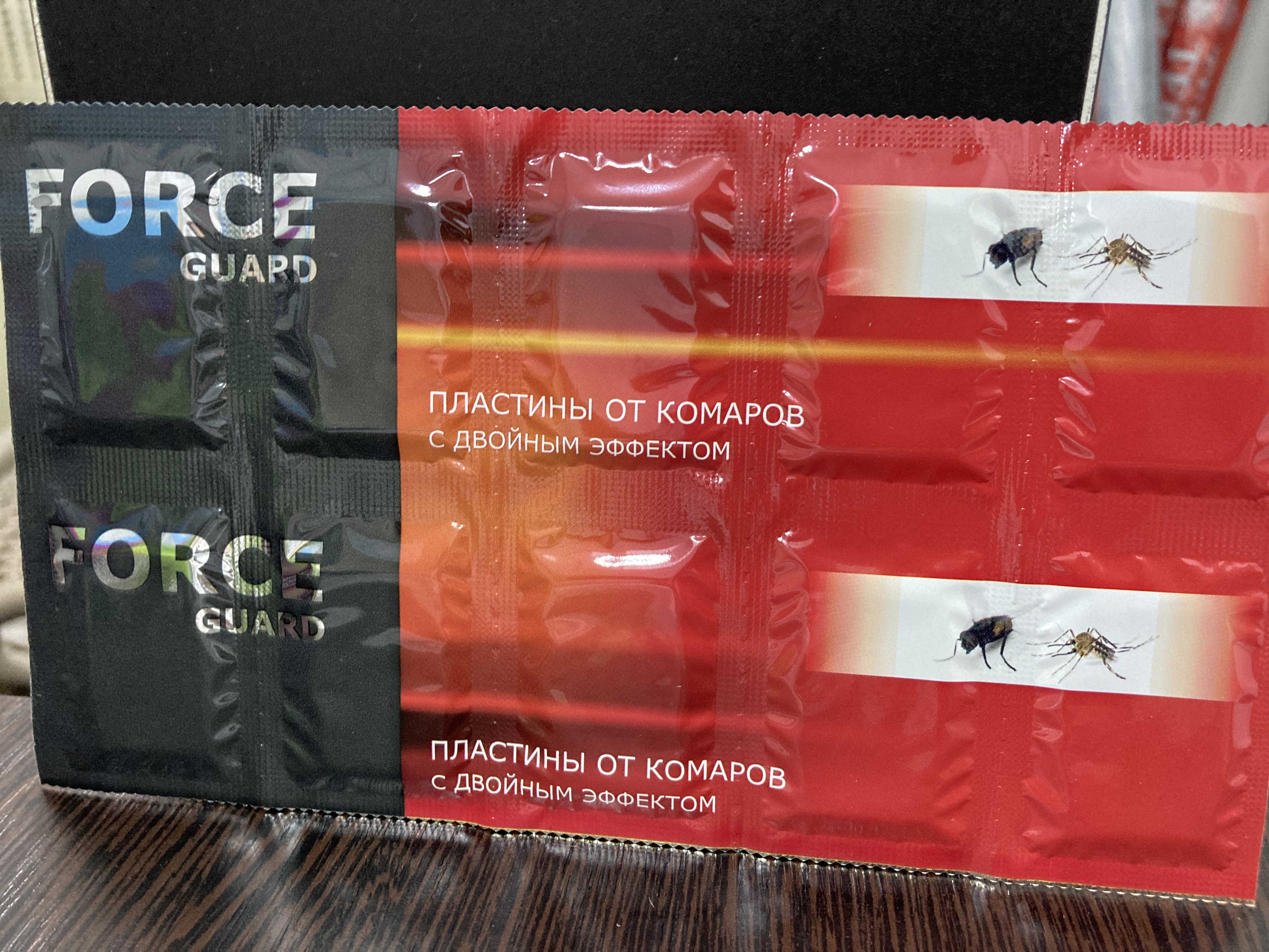 Пластины от комаров красные Force Guard