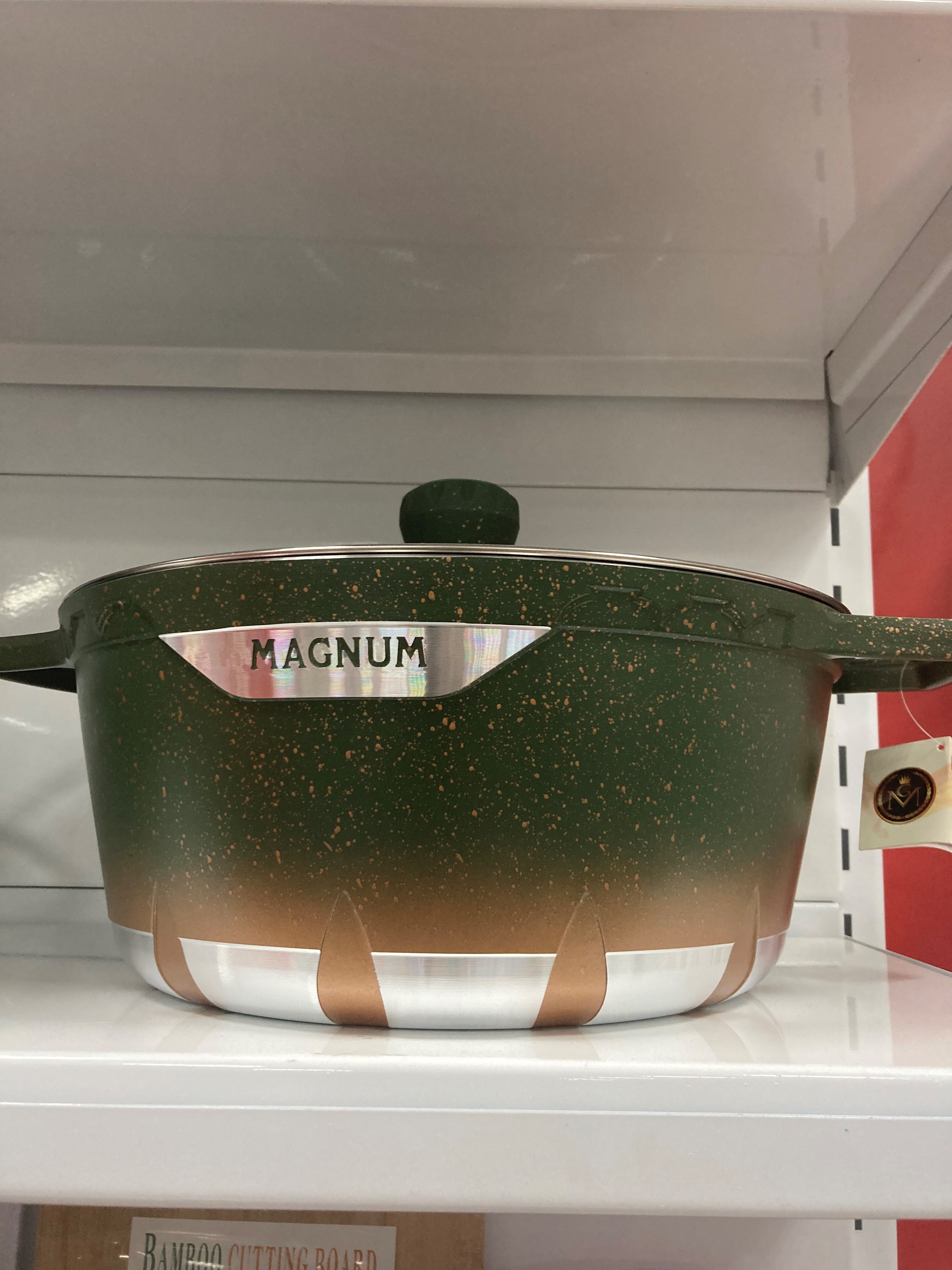 Кастрюля.8.8л (х4)34132 MAGNUM  GREEN GRANITE 