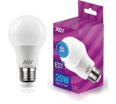 REV LED A60 Е27 20W, 6500K, холод. свет