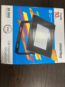 Свет. Led прожектор FL SMD LIGHT Smartbuy  10w/6500/IP65
