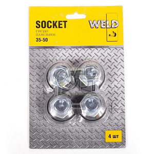 Гнездо панельное 35-50 SOCKET (4шт.)