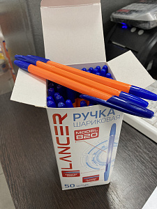 Ручка шариковя LANCER 0,5 синий корпус