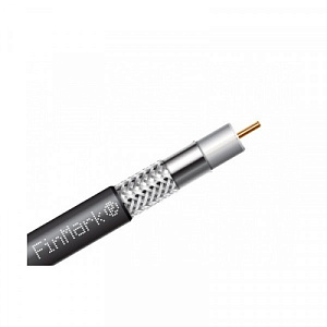 Кабель коаксиальный Finmark RG-6 (FinUP) черный 100м бухта