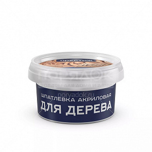 Шпатлевка для дерева Тик / 0,3 кг / ПРЕСТИЖ