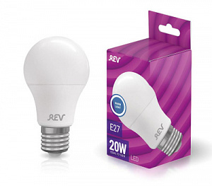 REV LED A60 Е27 20W.4000K.нейтрал. свет