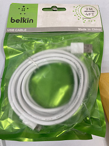 Кабель USB BELKIN в пакетике i6 iPHONE 1м.