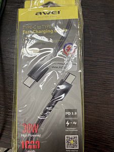 Кабель USB Awei CL-71T Type-C Black